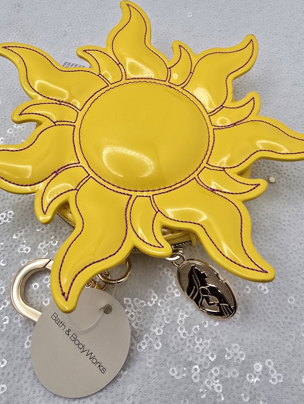 Disney Princess Rapunzel Sun Zip Coin Purse & Light-up Lantern Pocketbac Holder - Picture 8 of 10